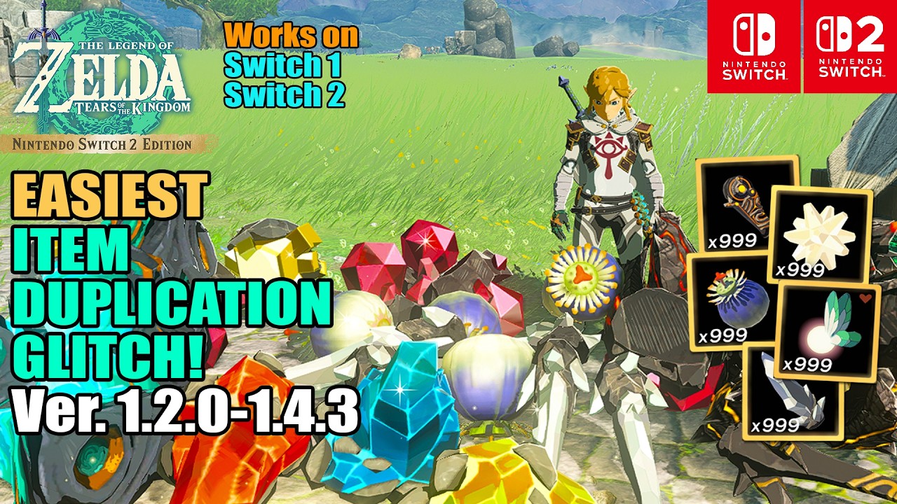 ALL EASIEST and WORKING Item Duplication Glitches for ALL VERSIONS of Tears of the Kingdom
