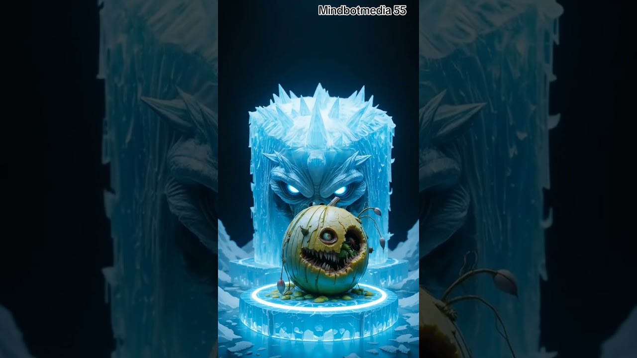 🥶 Frozen Cube vs Melon Head – The most cursed fruit fight ever! 