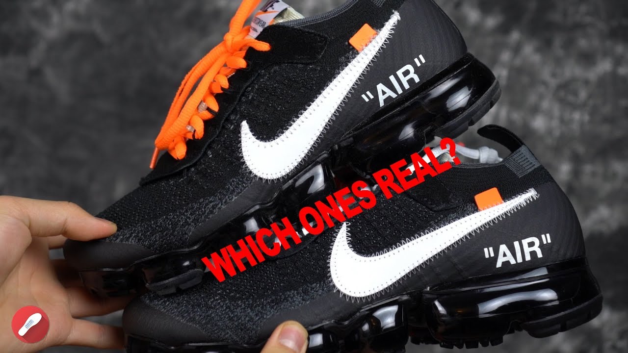 Nike Off White Vapormax Fake Comparison!