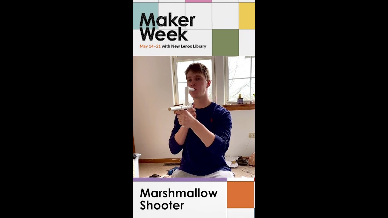 Make a PVC Marshmallow Shooter with Dan for #NLPLMakerWeek