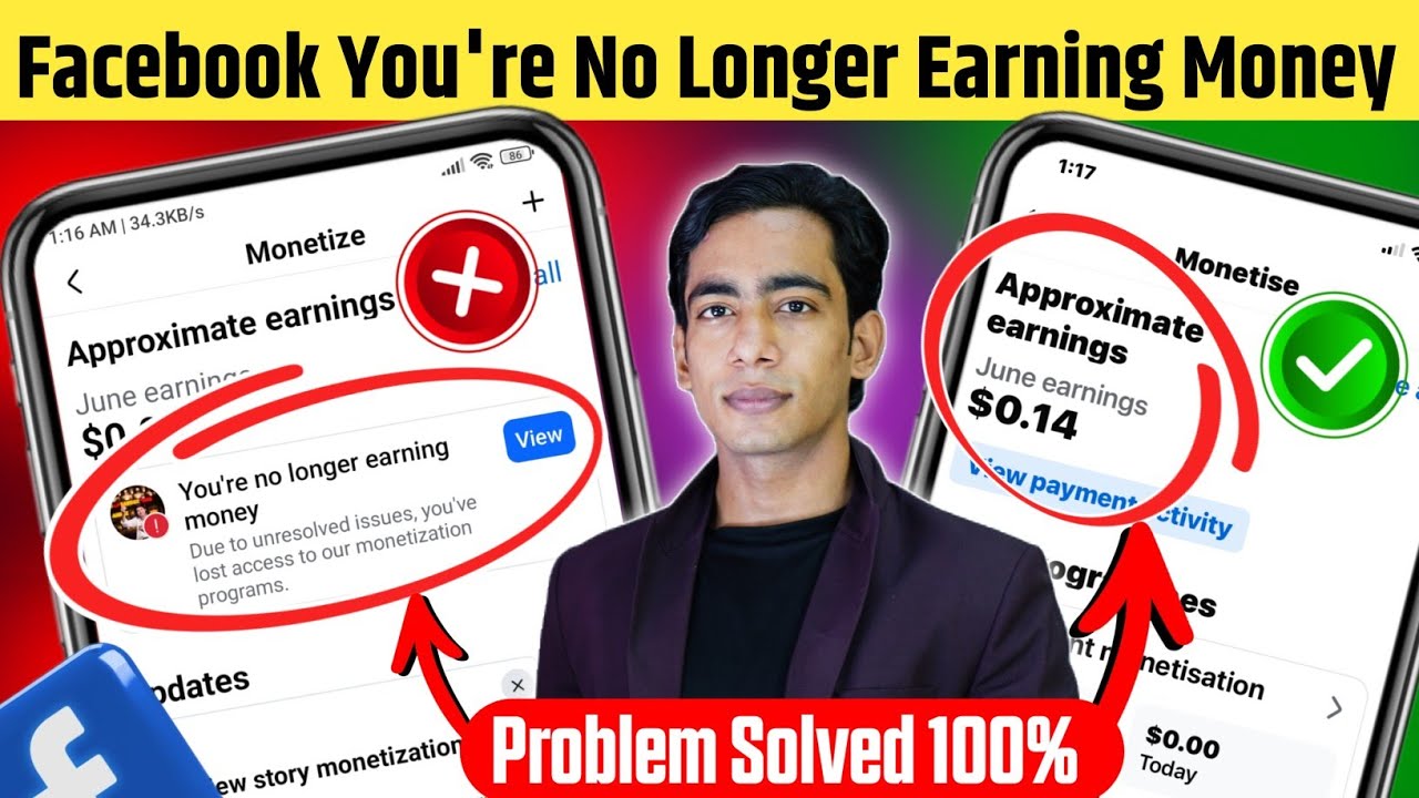 Facebook You're No Longer Earnings Money Problem | Facebook Your Ability To Earn Is Suspended
