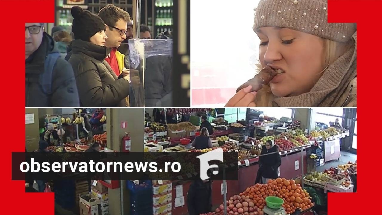 Turiştii străini descoperă Piața Obor: 