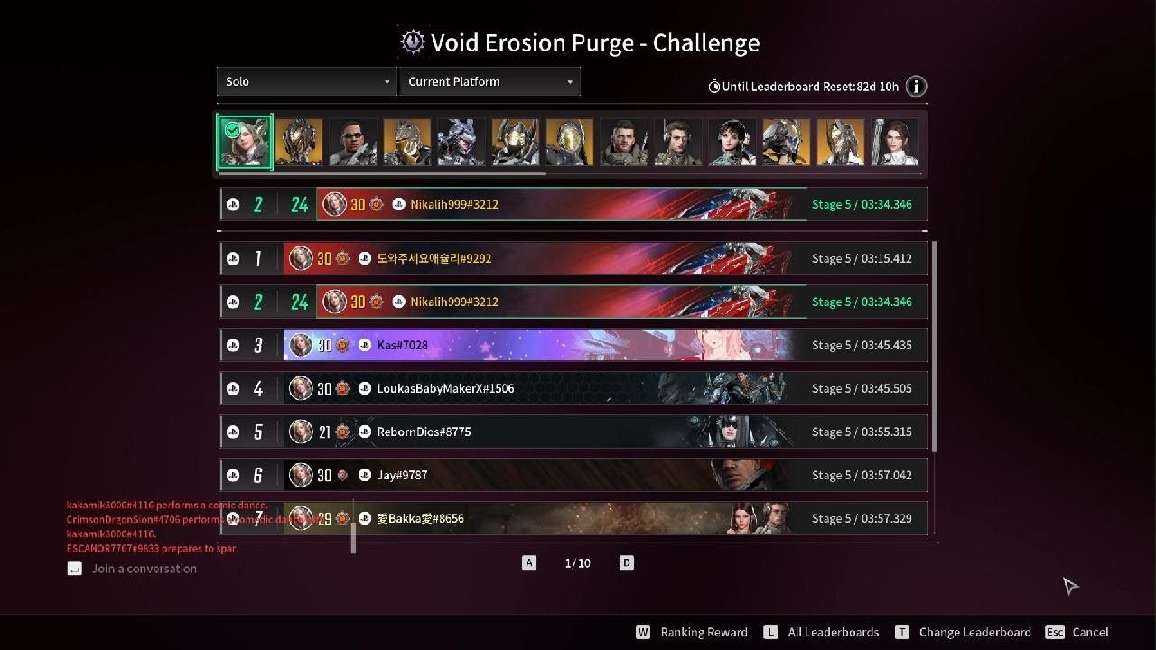 3:35 Void Erosion Purge 5 Challenge with Serena