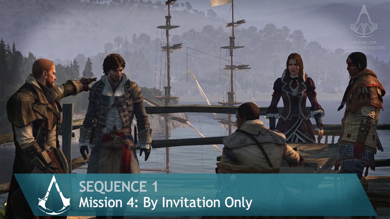 Assassin's Creed: Rogue — Миссия 4: Только по приглашениям — Последовательность 1 [100% синхрониз...