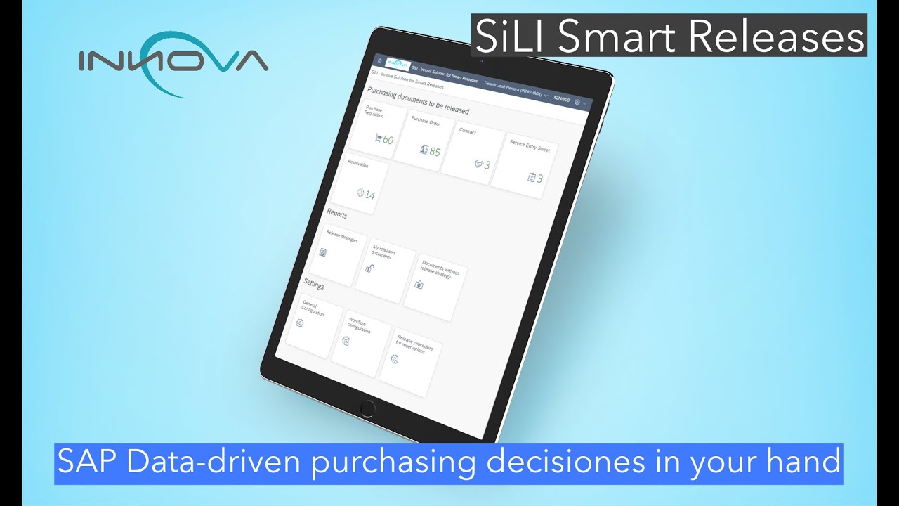 SiLI, a Web/Fiori app for approving purchasing documents with data-driven decisions.