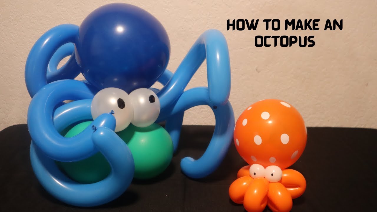How to make a balloon octopus