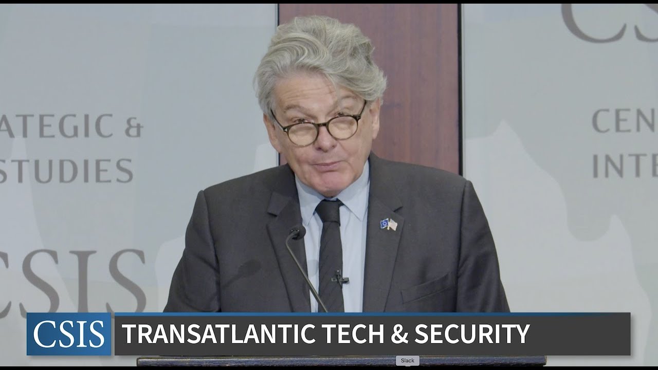 Transatlantic Tech and Security: A Conversation with EU Commissioner Thierry Breton