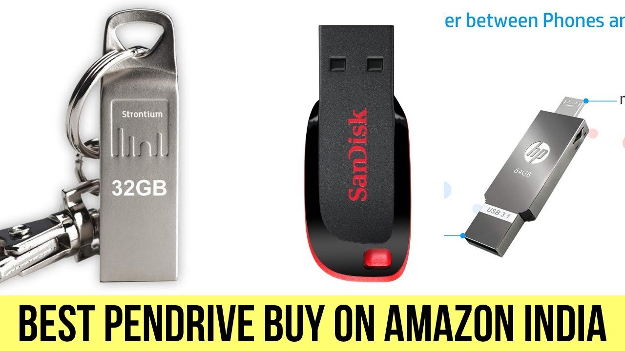 Best PENDRIVE To BUY ONLINE on Amazon | Top 5 Pendrive Available in India