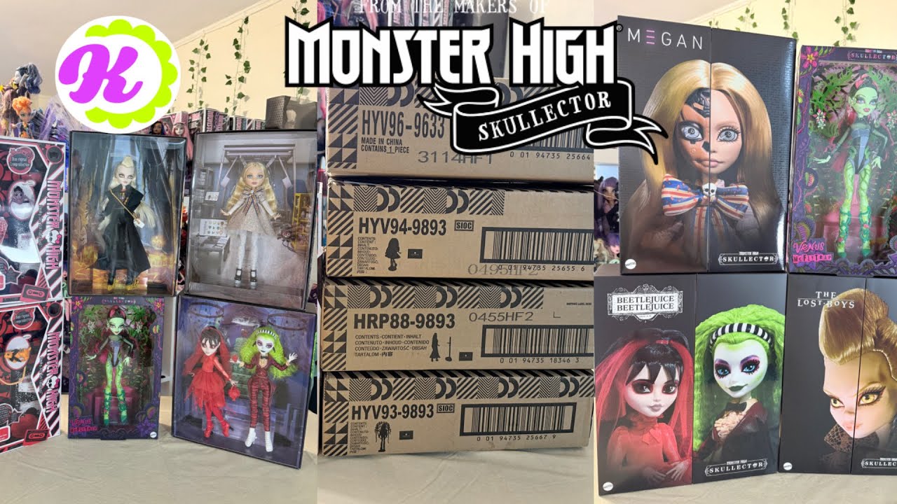 ЭКСКЛЮЗИВНЫЕ КУКЛЫ МОНСТЕР ХАЙ 2025! Monster High Dolls Skullector 2025 Обзор КУКОЛ Меган Megan