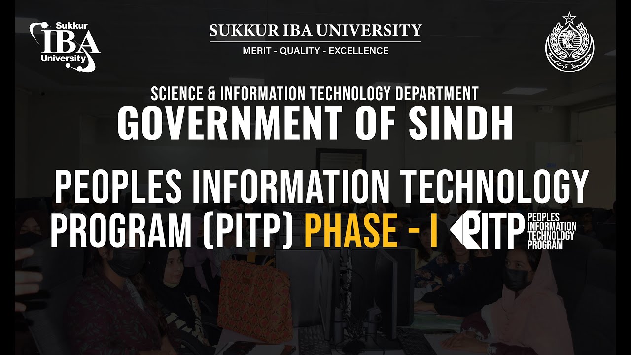 PITP Phase-I: A Success Milestone of EDC Sukkur IBA University