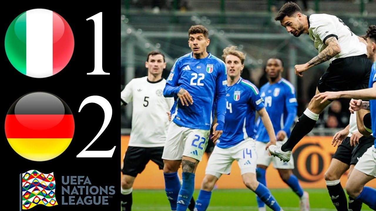 Italy vs Germany 1-2 |  UEFA Nations League Highlights & Goals