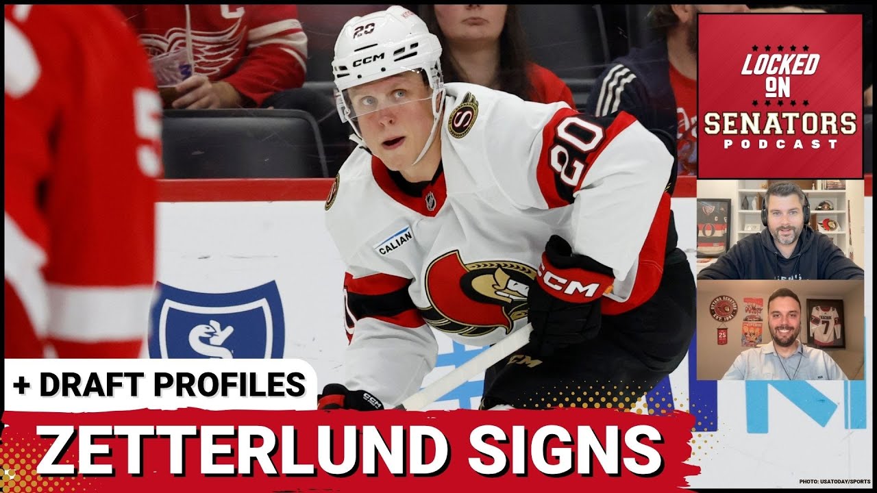 BREAKING NEWS: Ottawa Senators Re-Sign Fabian Zetterlund To 3-Year NHL Contract Extension