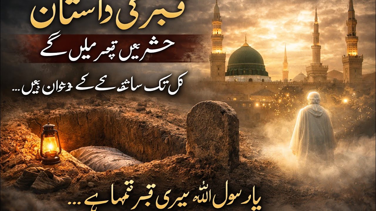 “Qabr Ki Khamoshi Aur Hashr Ki Umeed” | “Qabr Ki Raat Aur Nabi ﷺ Ka Sahara”