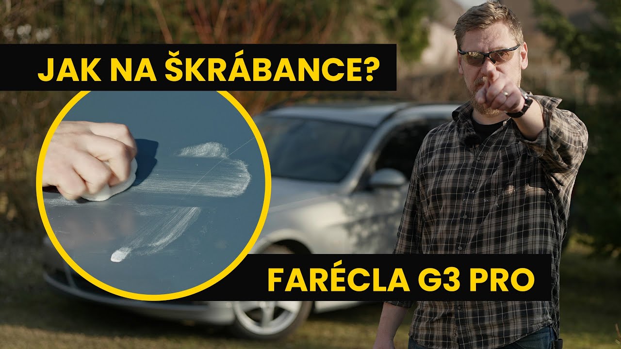 Farécla G3 PRO: odstranění vad a škrábanců z laku karoserie
