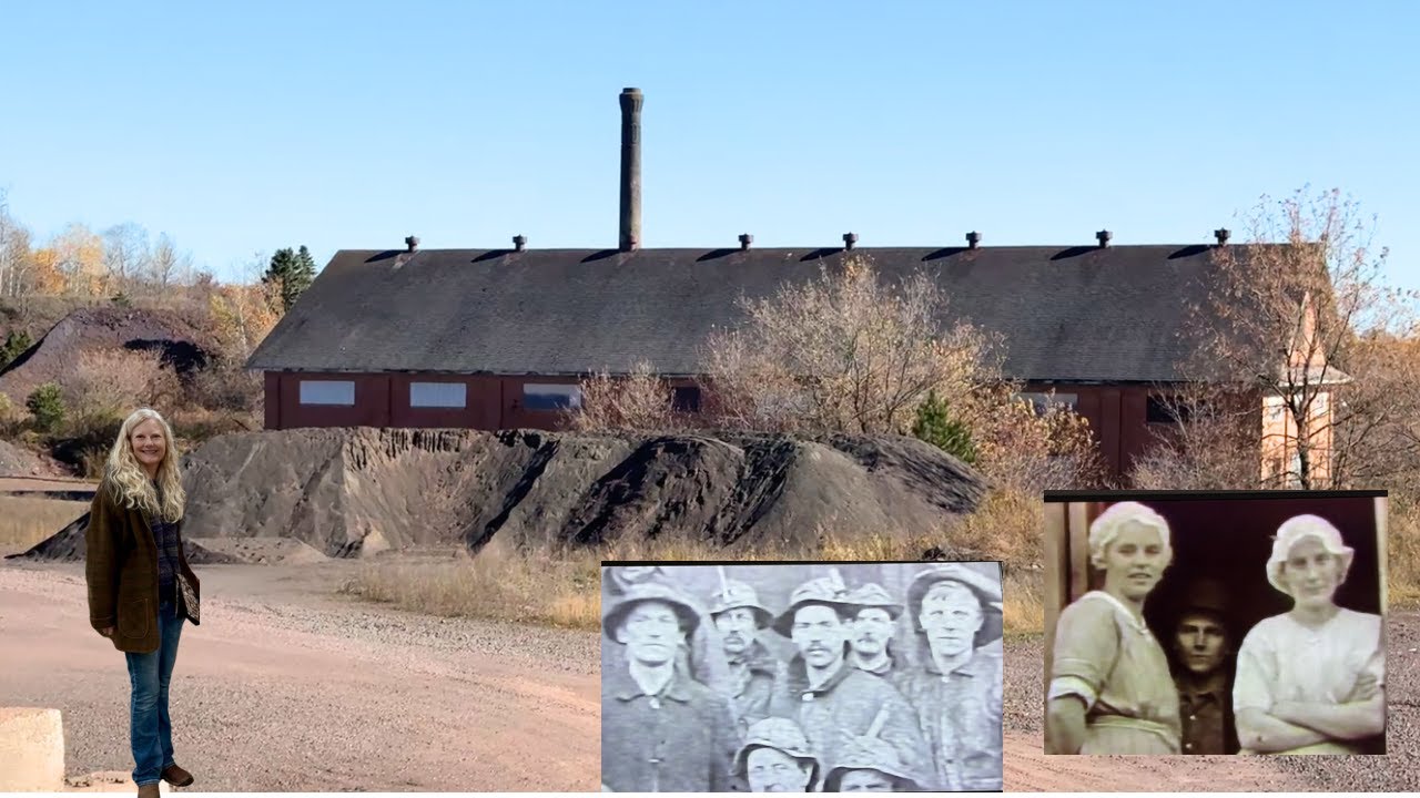 U. P. Michigan Gogebic Iron Range  | Mine Ruins | Graves of Killed Miners | Miner Murals 