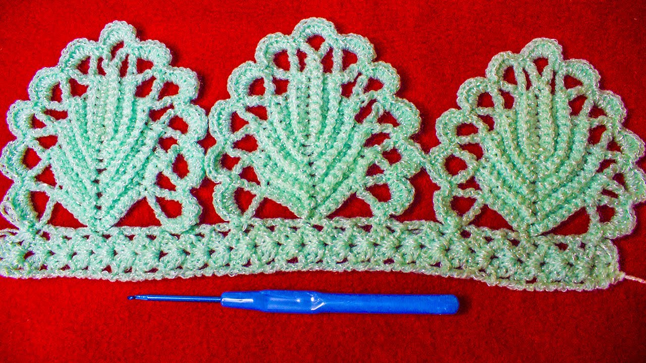 puntillas de tejidos para mantitas y colchas_ elsa wool crafts