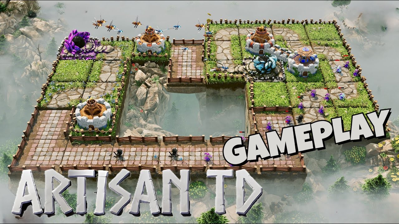 Artisan TD Gameplay PC - Tower Defense Strategy - Gorgeous Art! Commentary and Views on it