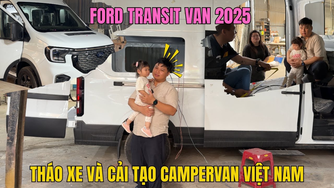 Cải tạo và xem tiến độ Xe CAMPERVAN nhà ở di động trên FORD TRANSIT tại Việt Nam