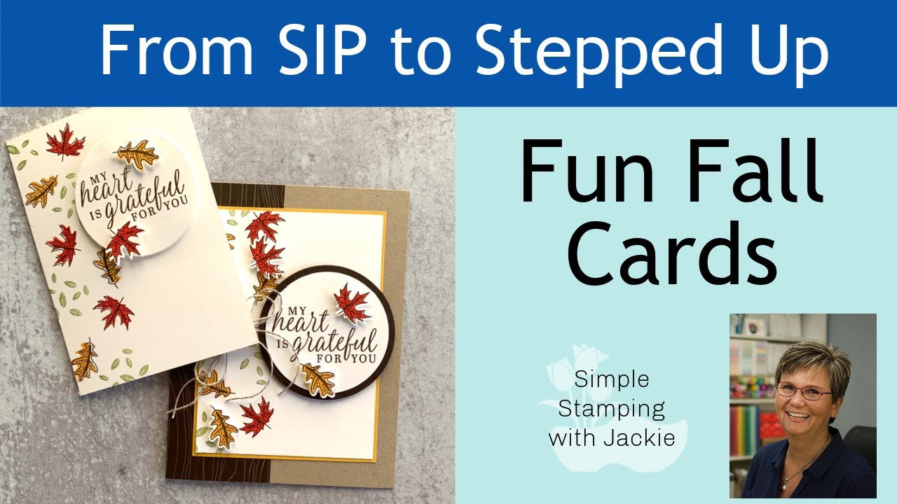 How to Make Beautiful Autumn Greeting Cards With the SIP Method