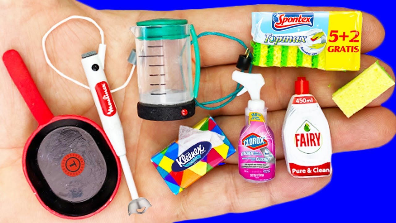 13 DIY MINIATURE KITCHEN REALISTIC HACKS AND CRAFTS !!!