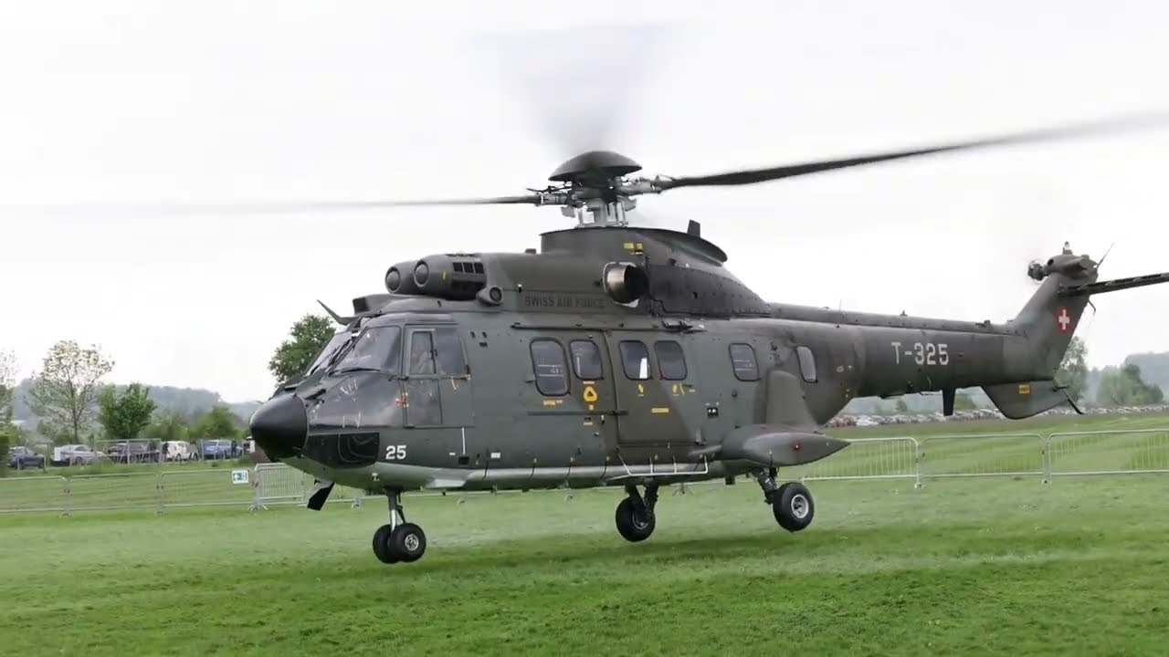 Super Puma Display Swiss Air Force  Bern Belp