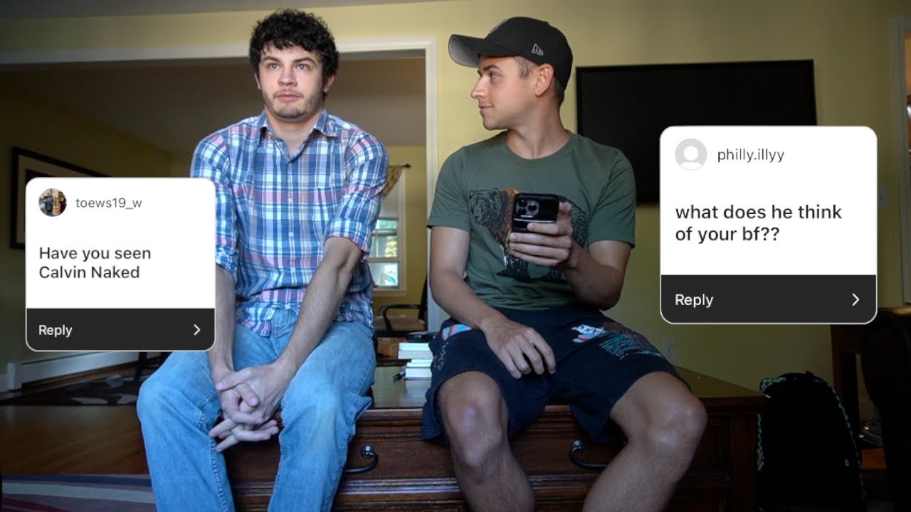 Answering YOUR spicy questions with my straight friend Calvin