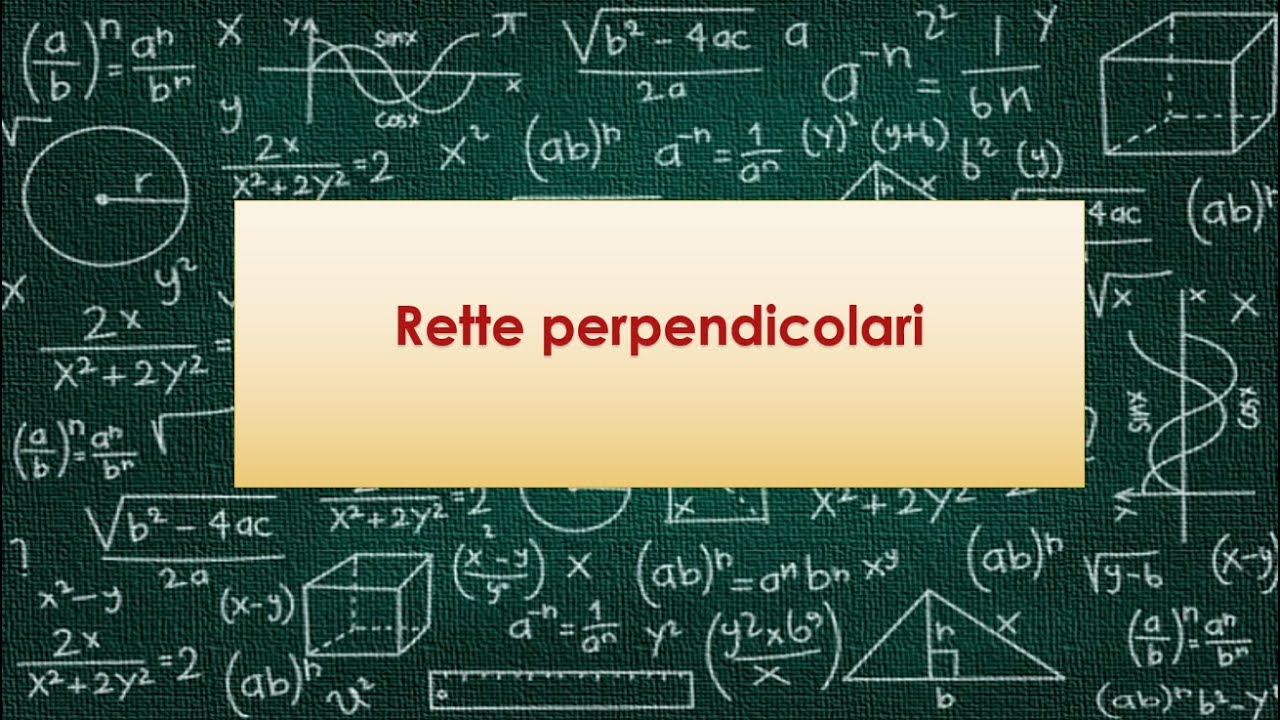 Rette perpendicolari, punto medio, distanza, proiezione