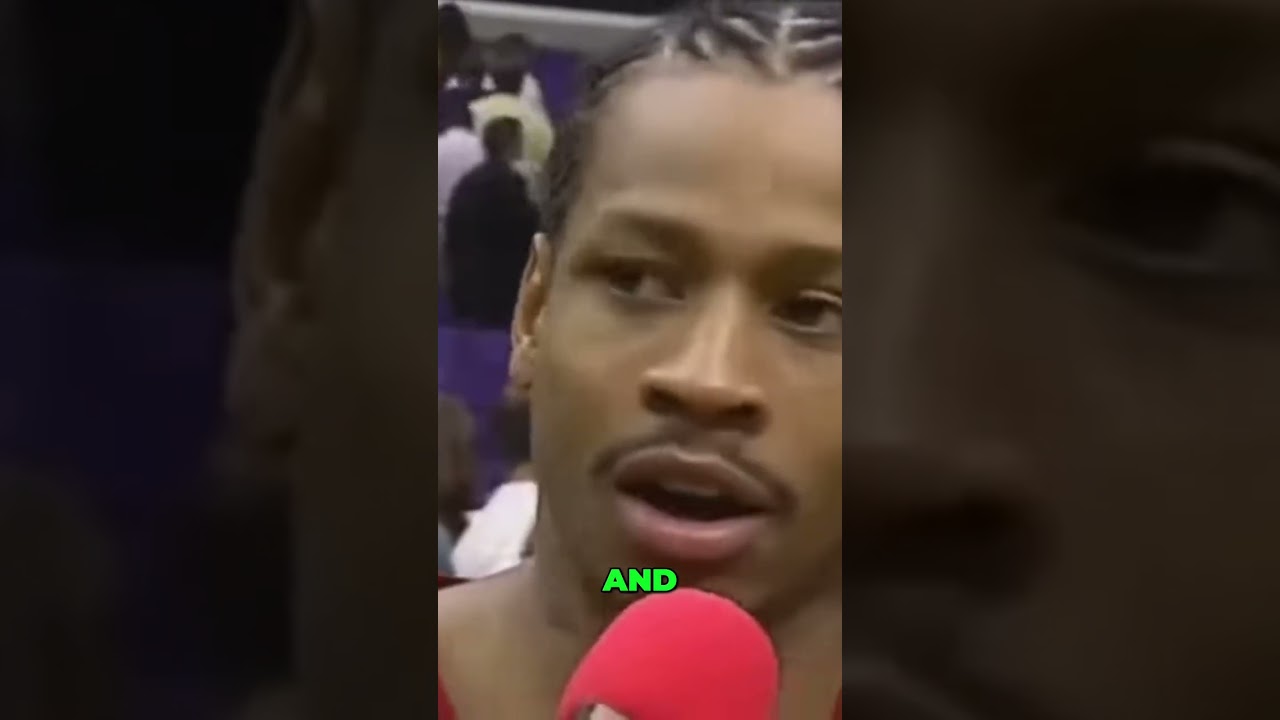 Allen Iverson turned up when it mattered most against the Lakers #nba #finals #basketball