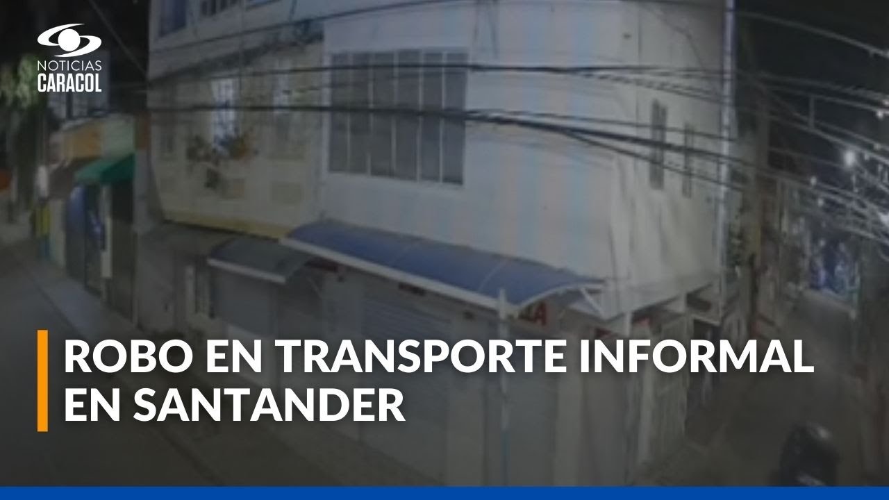 Nueva modalidad de robo en Santander: víctimas retenidas tras abordar transporte informal