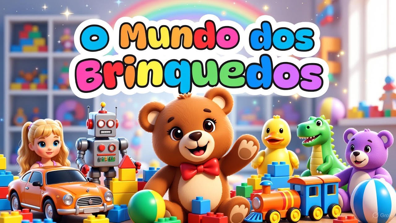 O Mundo dos Brinquedos 🧸✨   Música Infantil Divertida para Crianças