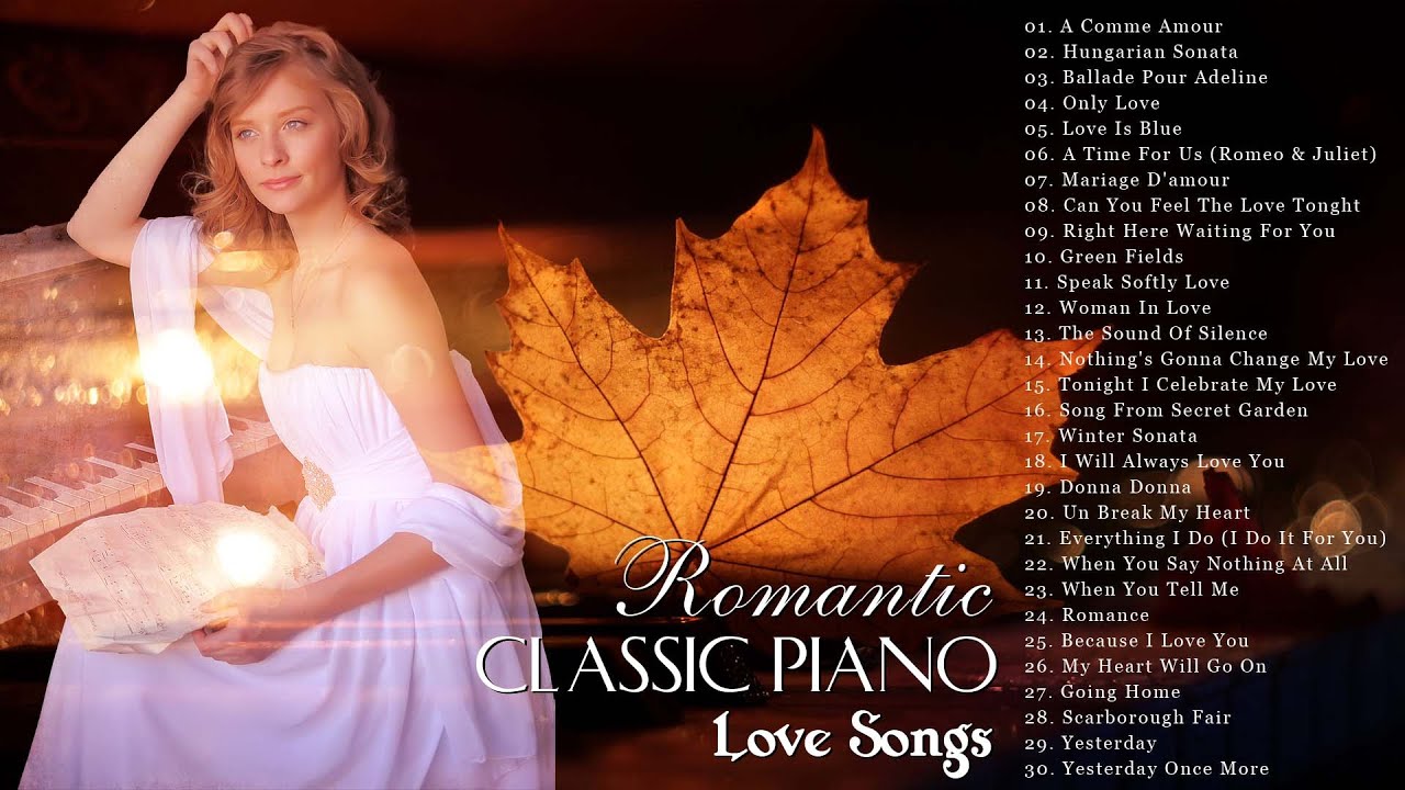The Best of Piano - 50 Greatest Pieces: Soft Relaxing Piano Melodies | Romantic Background Music