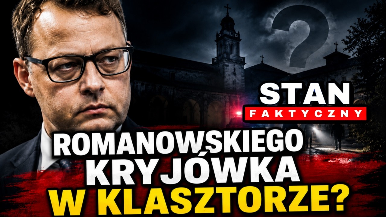 ROMANOWSKI UKRYWA SIĘ W KLASZTORZE?! SŁUŻBY UJAWNIAJĄ TROP? Gdzie uciekł wiceminister Ziobry?