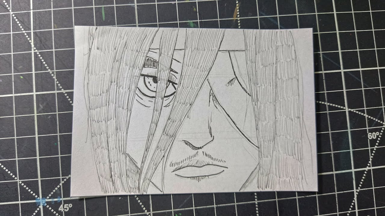 Desenhando o Eren Yeager 