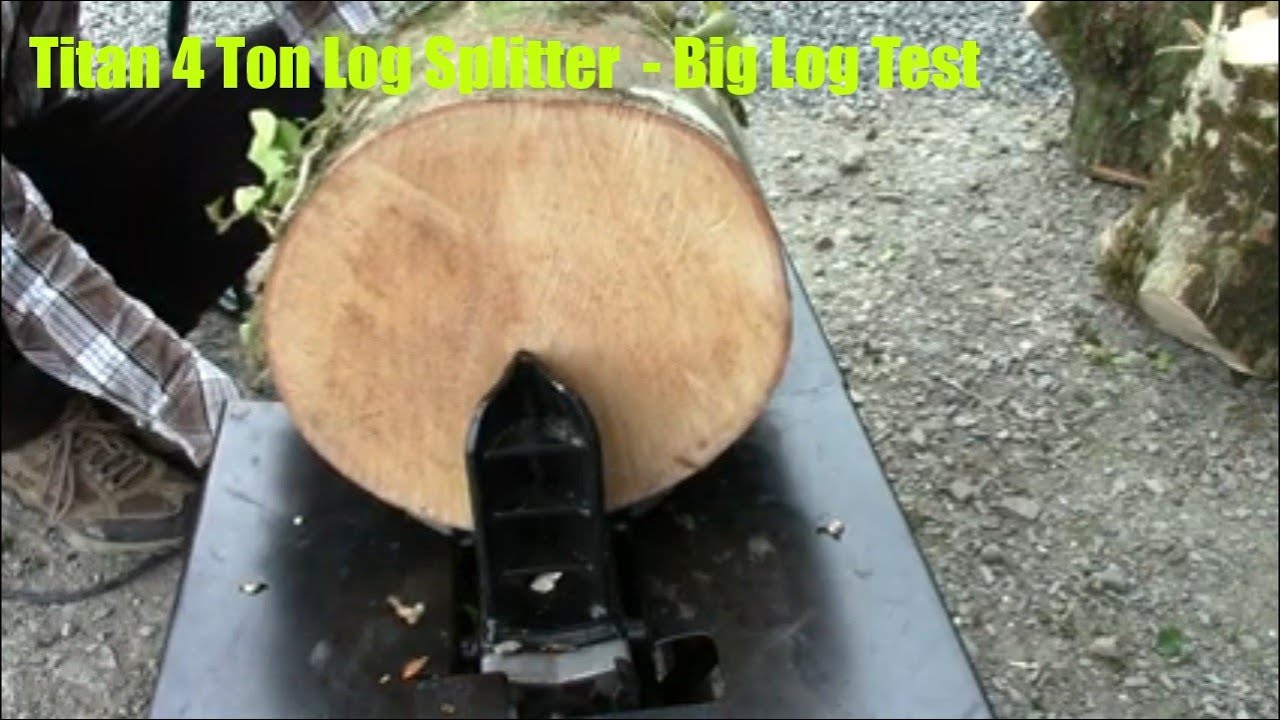 Titan  TTB762LSP 4 Ton Log Splitter Popping Sycamore large