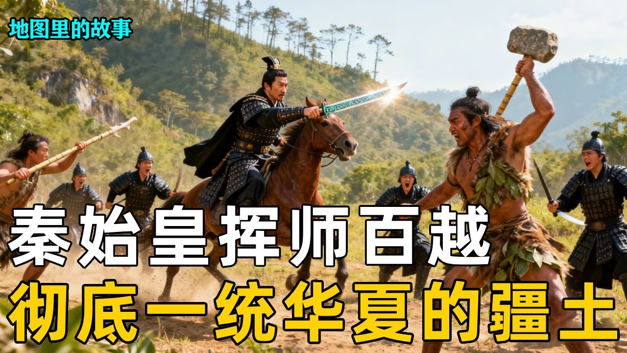 【​​百越归秦】秦始皇一统华夏挥师南征百越！百越各部如何分布秦军怎样步步推进？看懂岭南如何纳入版图！ #三维地图 #秦始皇 #嬴政 #统一中国 #秦灭 #百越