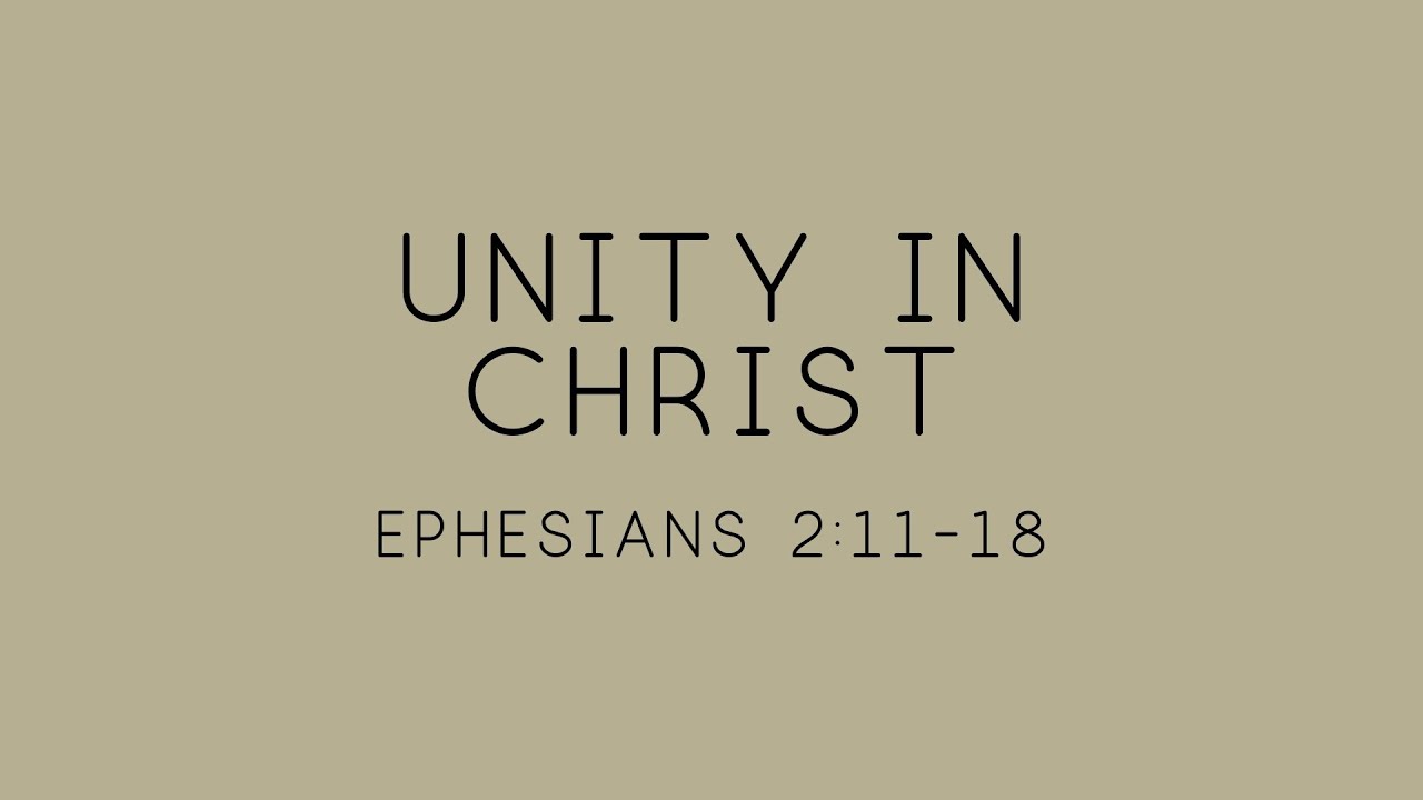 UNITY IN CHRIST