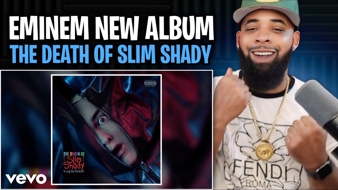 EM DROPPED ALBUM OF THE YEAR!!!   Eminem - The Death of Slim Shady Album REACT