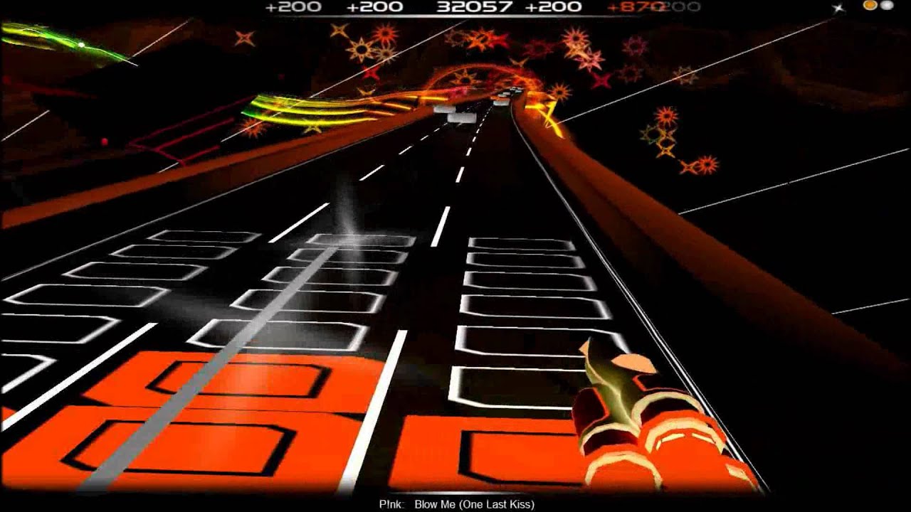 Pink - Blow Me (One Last Kiss) (Clean) (Audiosurf)