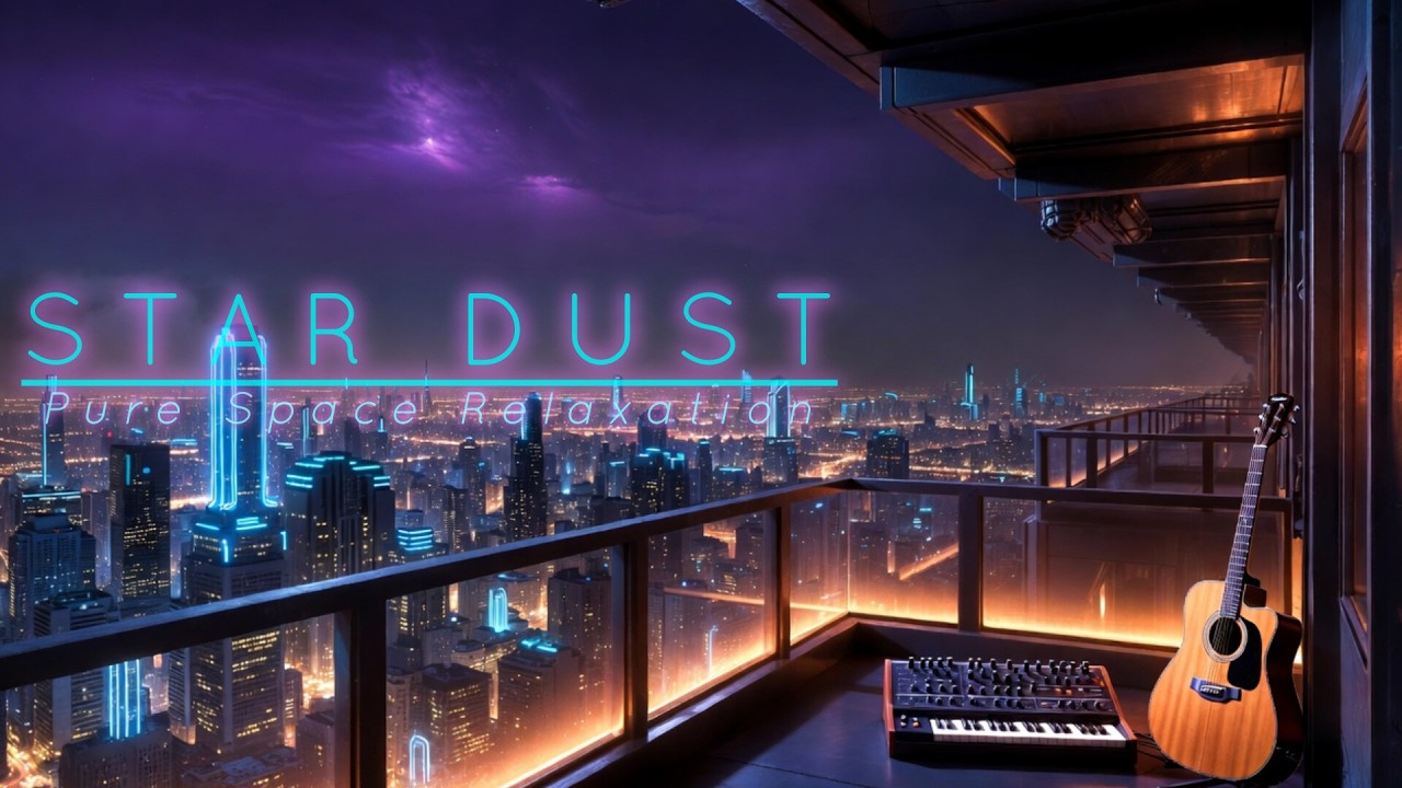 Stardust Serenade: Relaxing Space Ambient & Hybrid Acoustic Guitar [No Ads]