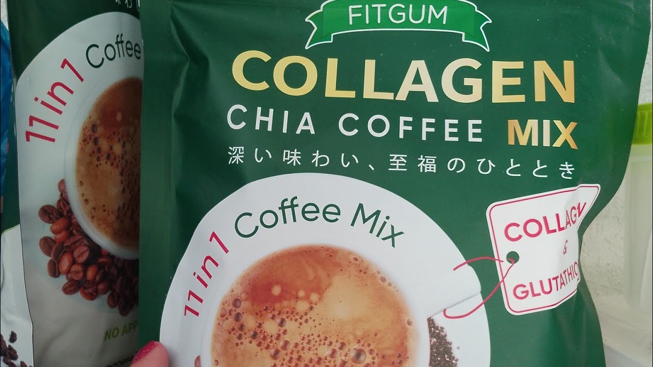 Fitgum Collagen Chia Coffee Unboxing/Rosie chix vlog 