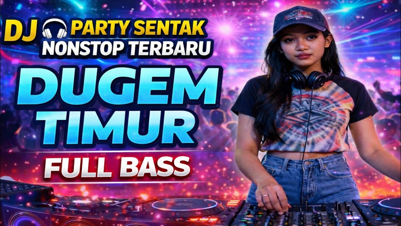DJ NONA KERUDUNG MERAH 🎧 PARTY SENTAK NONSTOP TERBARU | Dugem Timur Full Bass
