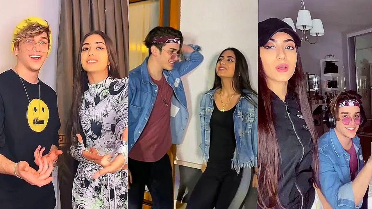🔥احلى تجميعة ثنائي 🤩 على تيك توك بين نور مار و عايدة صادق