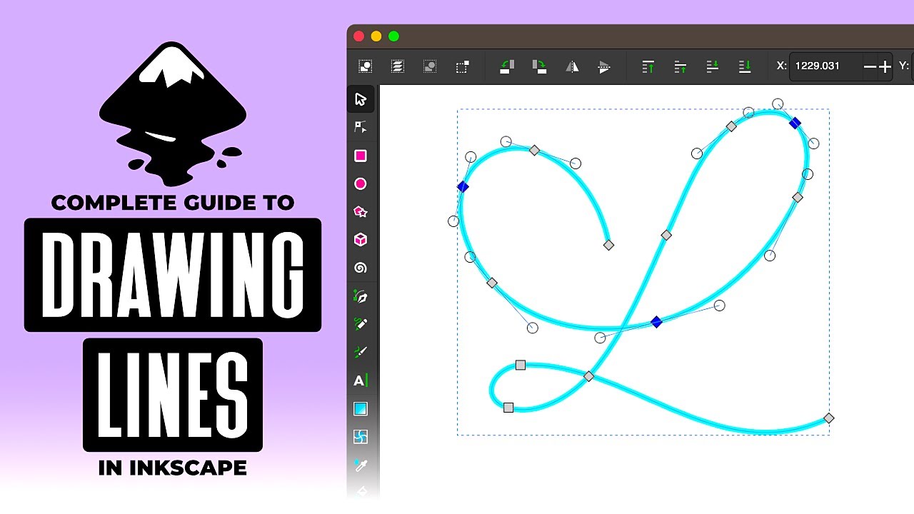 Полное руководство по рисованию линий в Inkscape