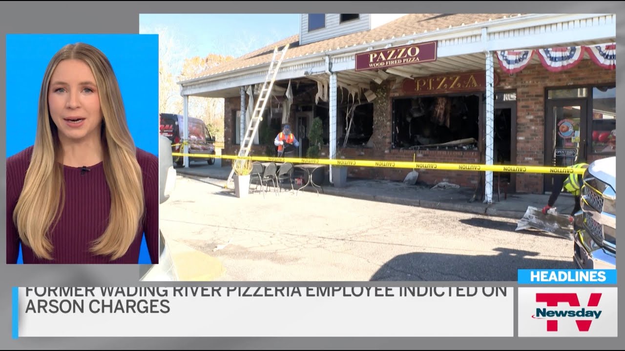 NewsdayTV: Ex-employee charged in pizzeria arson