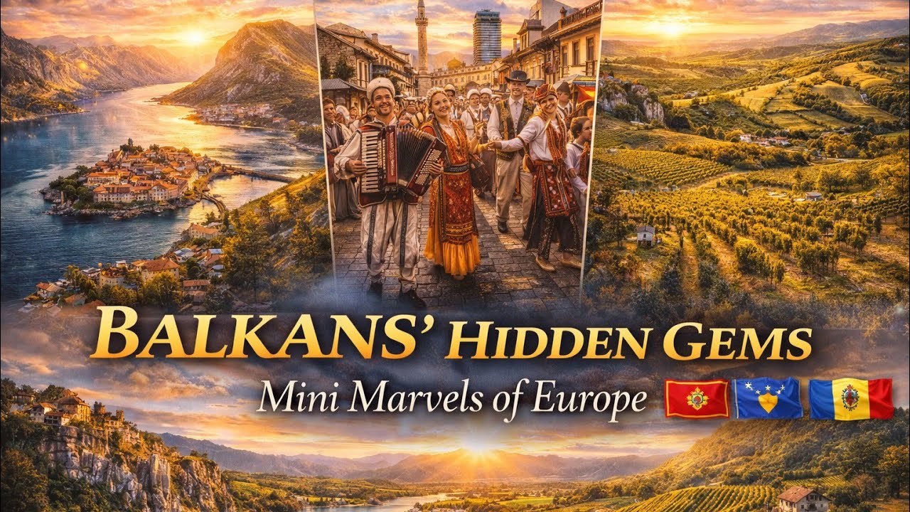 The Balkans’ Hidden Gems 🇲🇪🇽🇰🇲🇩 | Montenegro, Kosovo & Moldova – Mini Marvels of Europe