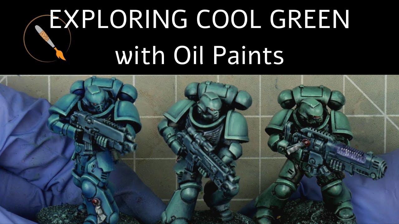 Exploring Cool Green - Colour Theory with Oils for Miniature Painting 09