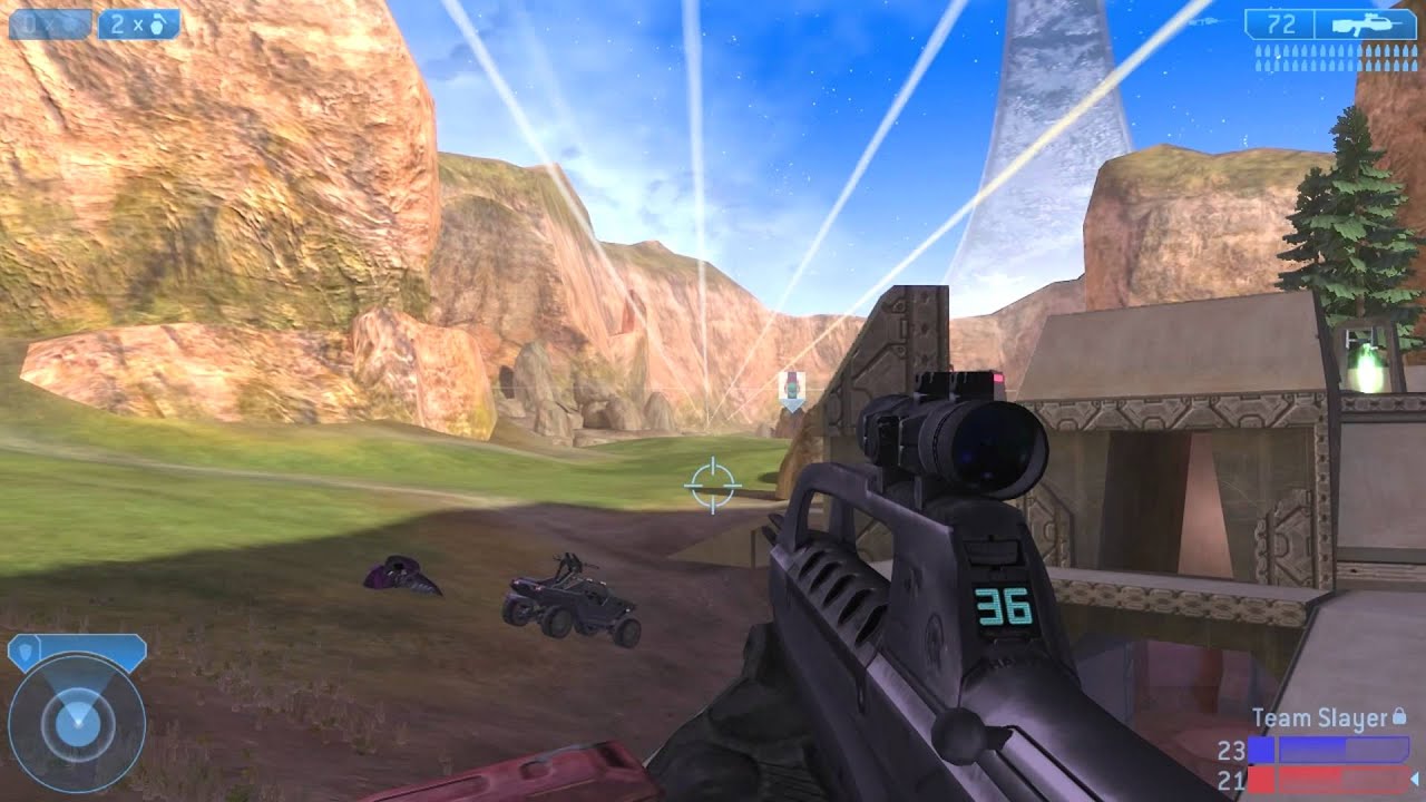 Halo 2 PC Vista Multiplayer Sniper Gameplay Team Slayer on Coagulation HD[1080p]