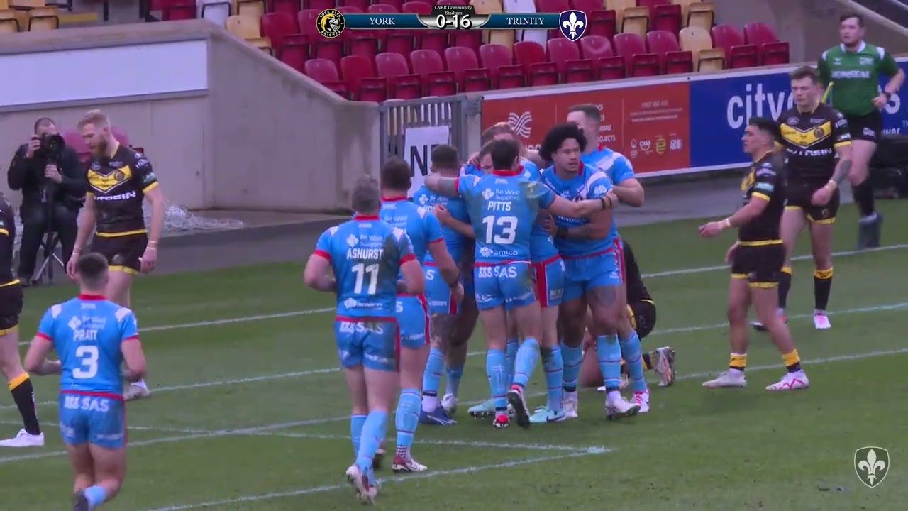 HIGHLIGHTS | York Knights vs Trinity | 1895 Cup