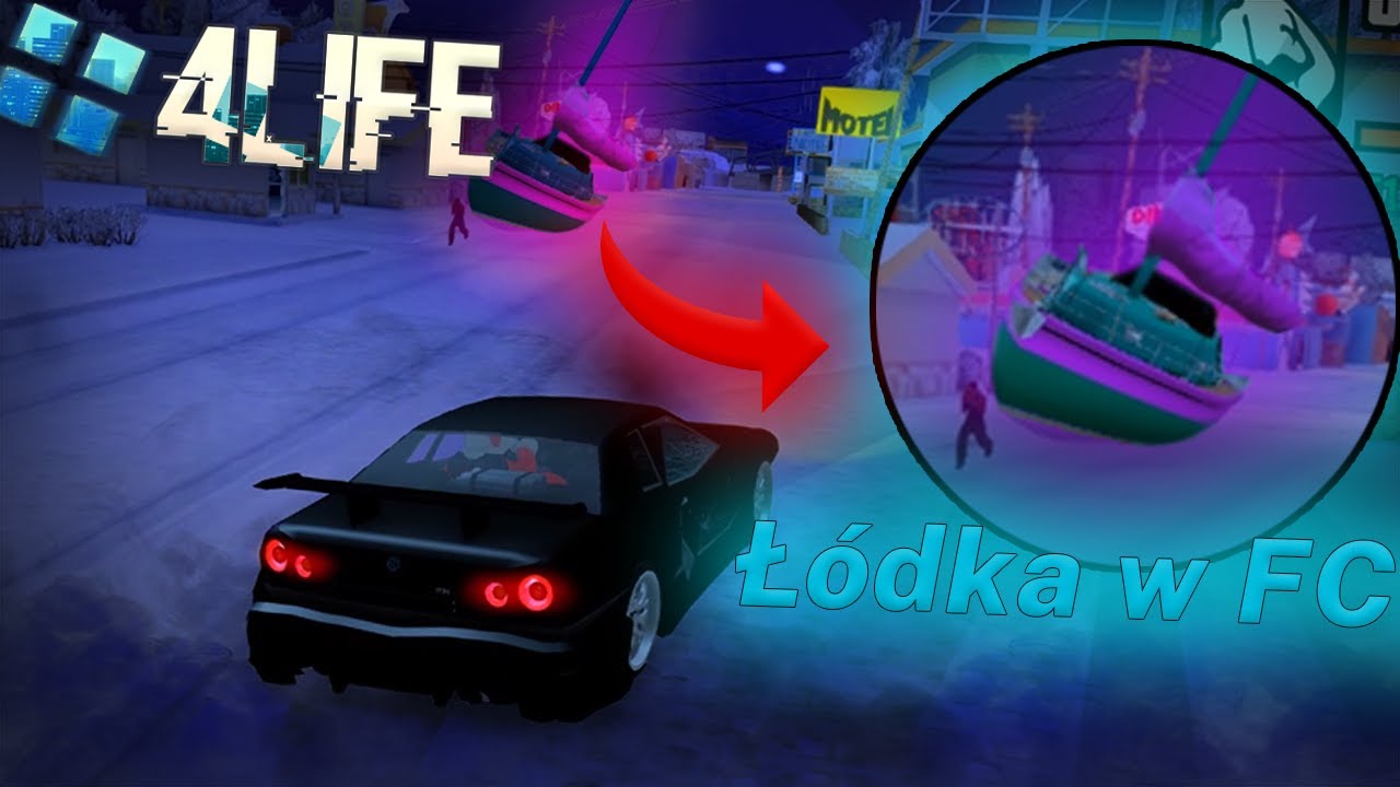 Chłop przepchał łódkę do Fort Carson XDD | Funny Moments 4Life MTA