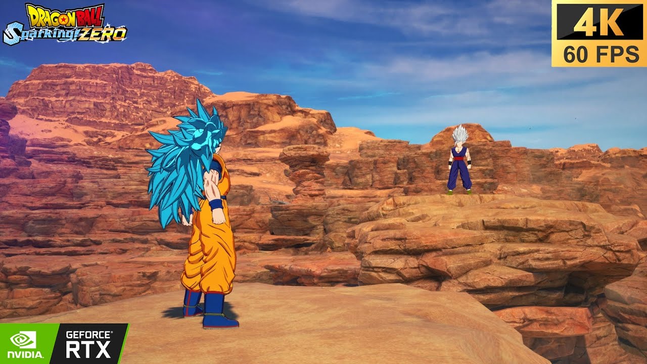 Гоку против Гохана, уникальное и напряженное столкновение, Dragon Ball Sparking Zero, 4K 60FPS.